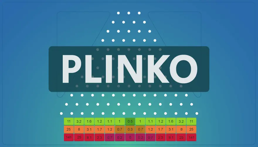 Spil Plinko hos Vulkan vegas casino